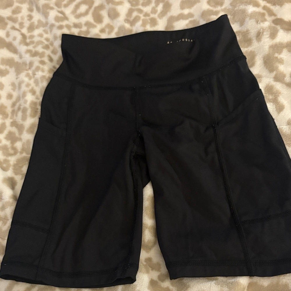 Aeropostale Black Bike Shorts for Women